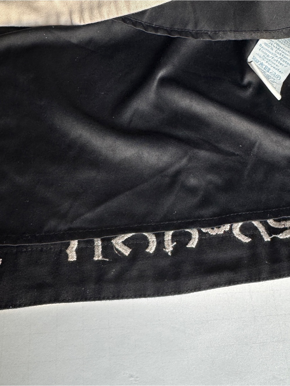 Boden Black Ivory Embroidered A-Line Skirt Size 8 - Picture 6 of 13
